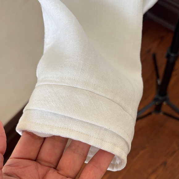 Chic White Ruffle Blazer - Picture 5 of 6